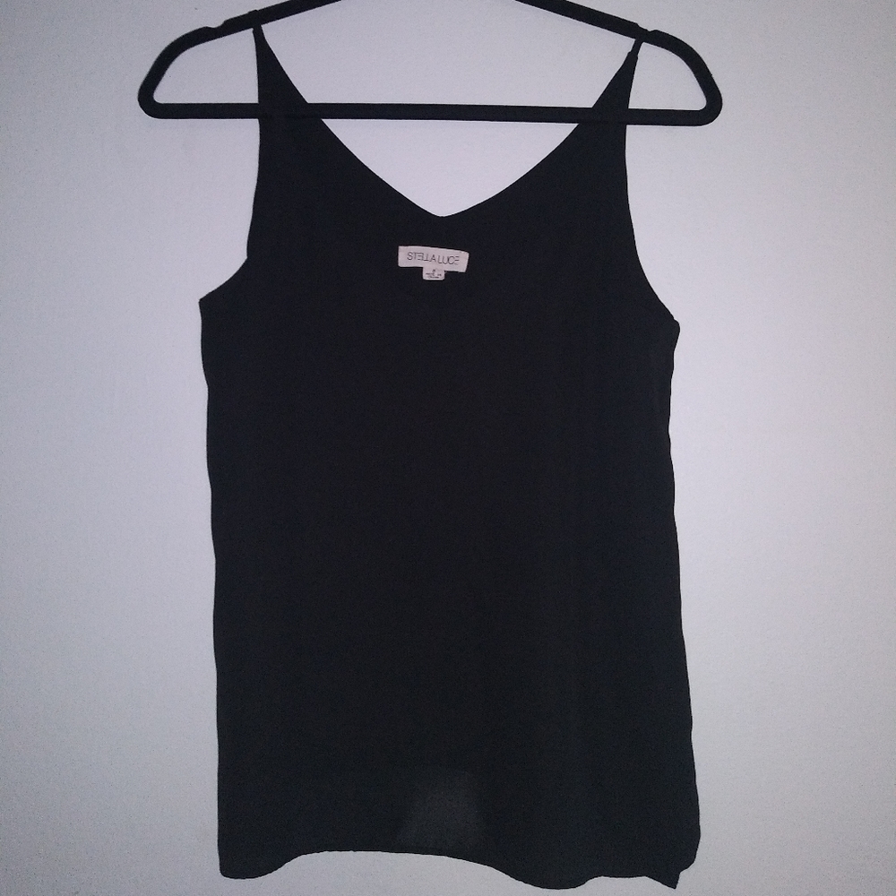 NWOT Black Flowy Dressy Tank Top